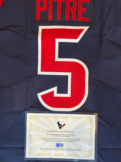 Jalen Pitre TEAM ISSUED 💪 Color Rush 🎨 Houston Texans 🐂 Nike NFL Jersey👕Also Includes COA 🛡️