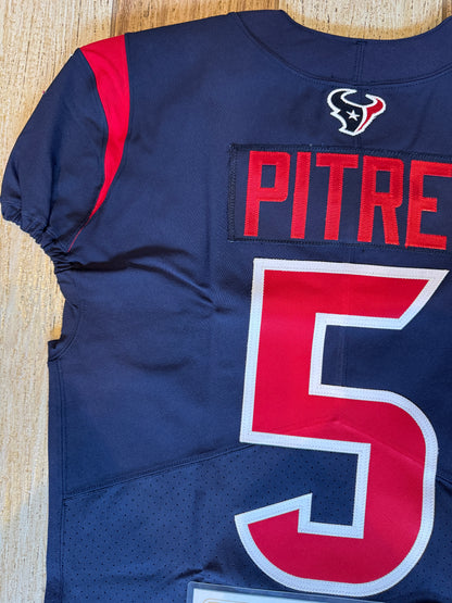 Jalen Pitre TEAM ISSUED 💪 Color Rush 🎨 Houston Texans 🐂 Nike NFL Jersey👕Also Includes COA 🛡️