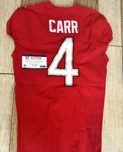 Derek Carr Game-Issued🦾Pro Bowl NFL On-Field Jersey👕Las Vegas Raiders🏴‍☠