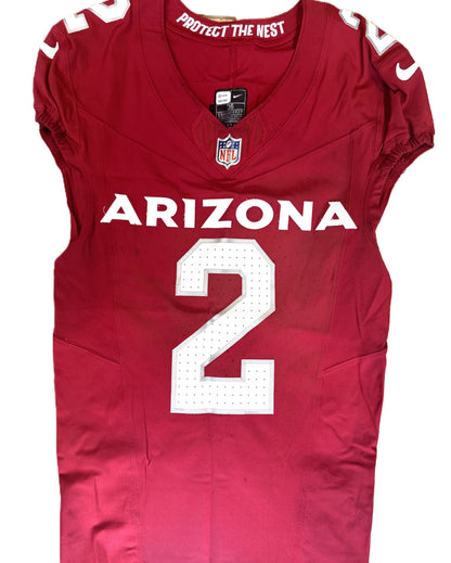 Marquise Brown GAME WORN💪11/12/23 PHOTO MATCHED Arizona Cardinals NFL Jersey WIN vs. Falcons