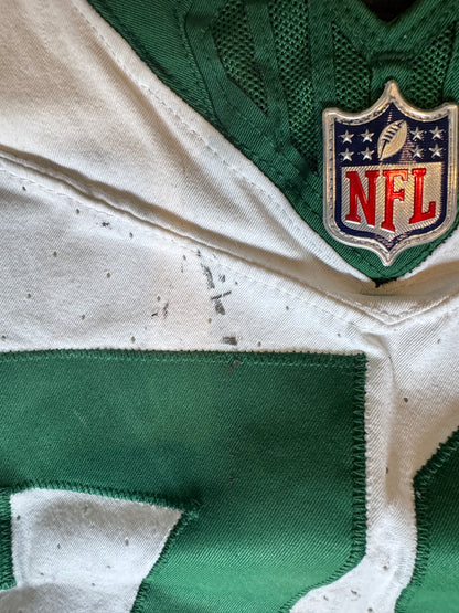 John Simpson GAME USED 💪 10/06/2024 PHOTO MATCHED 📸 New York Jets Nike NFL Jersey 👕vs. Minnesota Vikings in London 🌍 Also includes PSA Authenticity🛡️