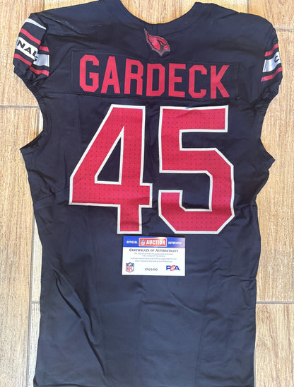 Dennis Gardeck GAME WORN💪10/08/2023 PHOTO MATCHED Arizona Cardinals NFL Jersey vs.Bengals🐅