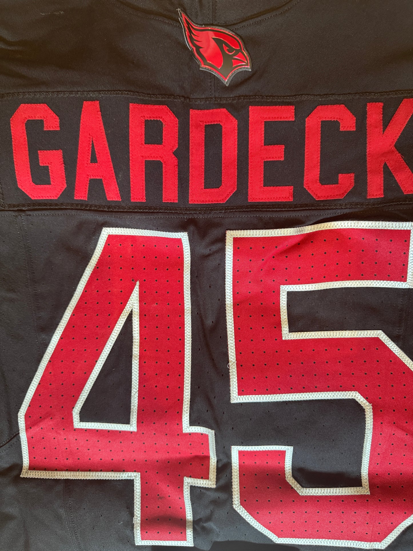 Dennis Gardeck GAME WORN💪10/08/2023 PHOTO MATCHED Arizona Cardinals NFL Jersey vs.Bengals🐅