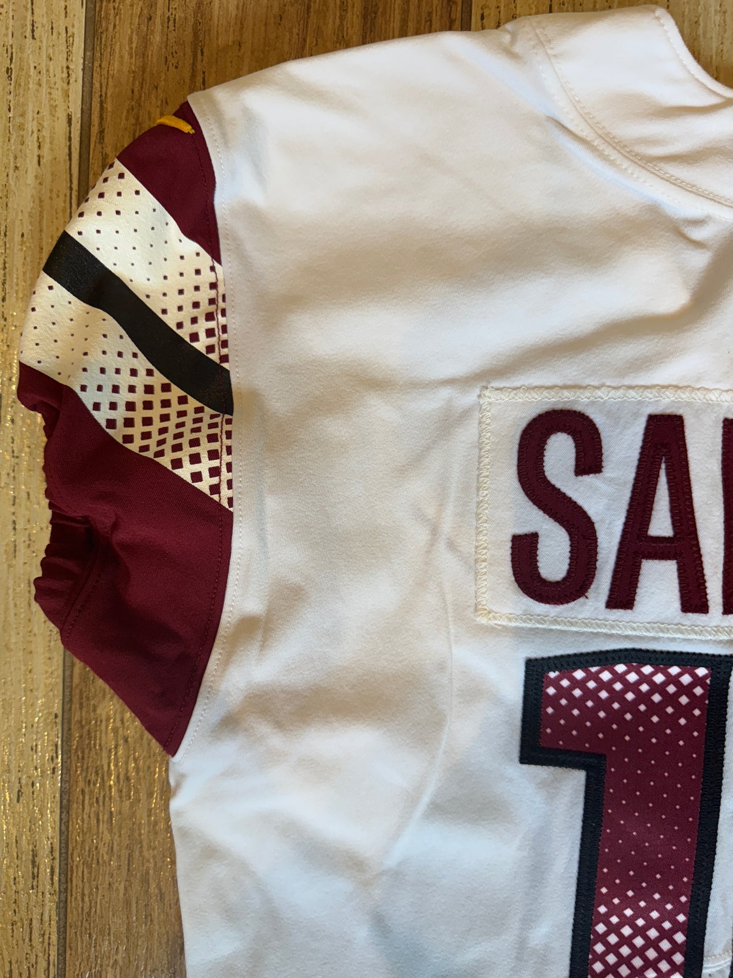 Curtis Samuel GAME WORN💪10/13/22 PHOTO MATCHED📸Commanders NFL Jersey vs.Chicago Bears (Crucial Catch Game)