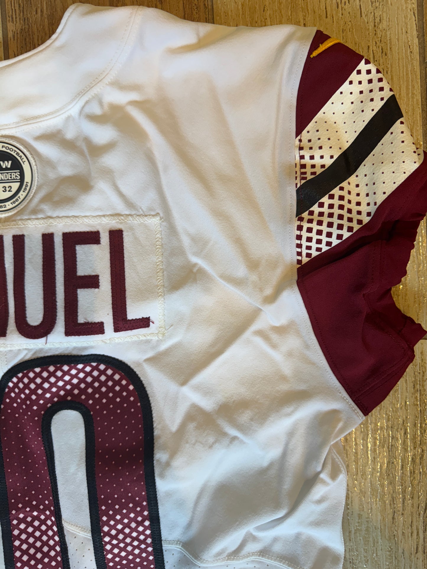Curtis Samuel GAME WORN💪10/13/22 PHOTO MATCHED📸Commanders NFL Jersey vs.Chicago Bears (Crucial Catch Game)
