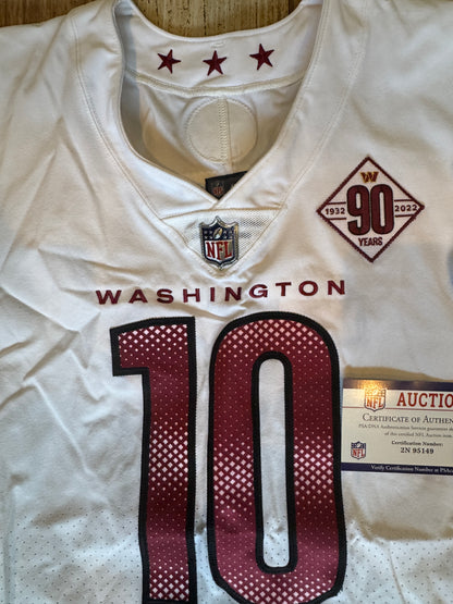Curtis Samuel GAME WORN💪10/13/22 PHOTO MATCHED📸Commanders NFL Jersey vs.Chicago Bears (Crucial Catch Game)