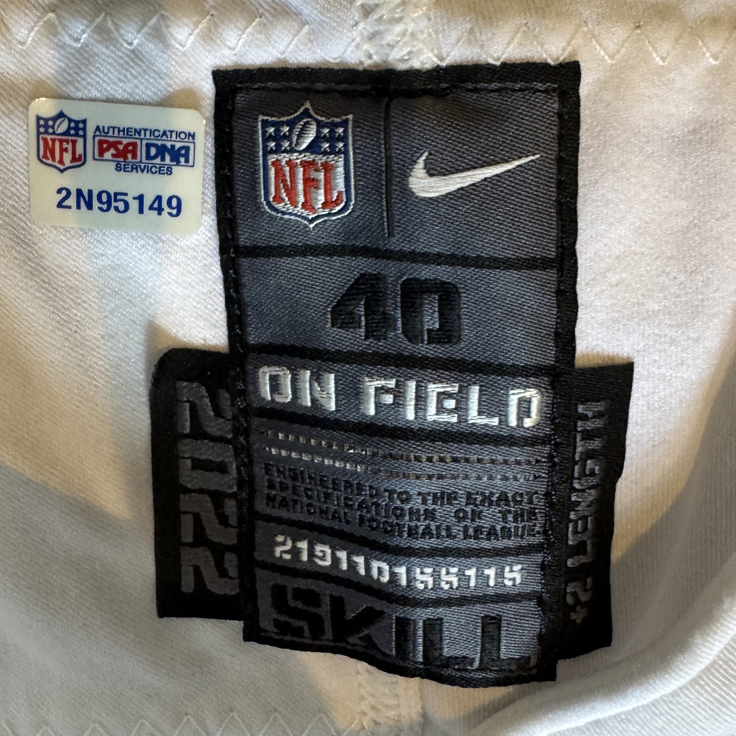 Curtis Samuel GAME WORN💪10/13/22 PHOTO MATCHED📸Commanders NFL Jersey vs.Chicago Bears (Crucial Catch Game)