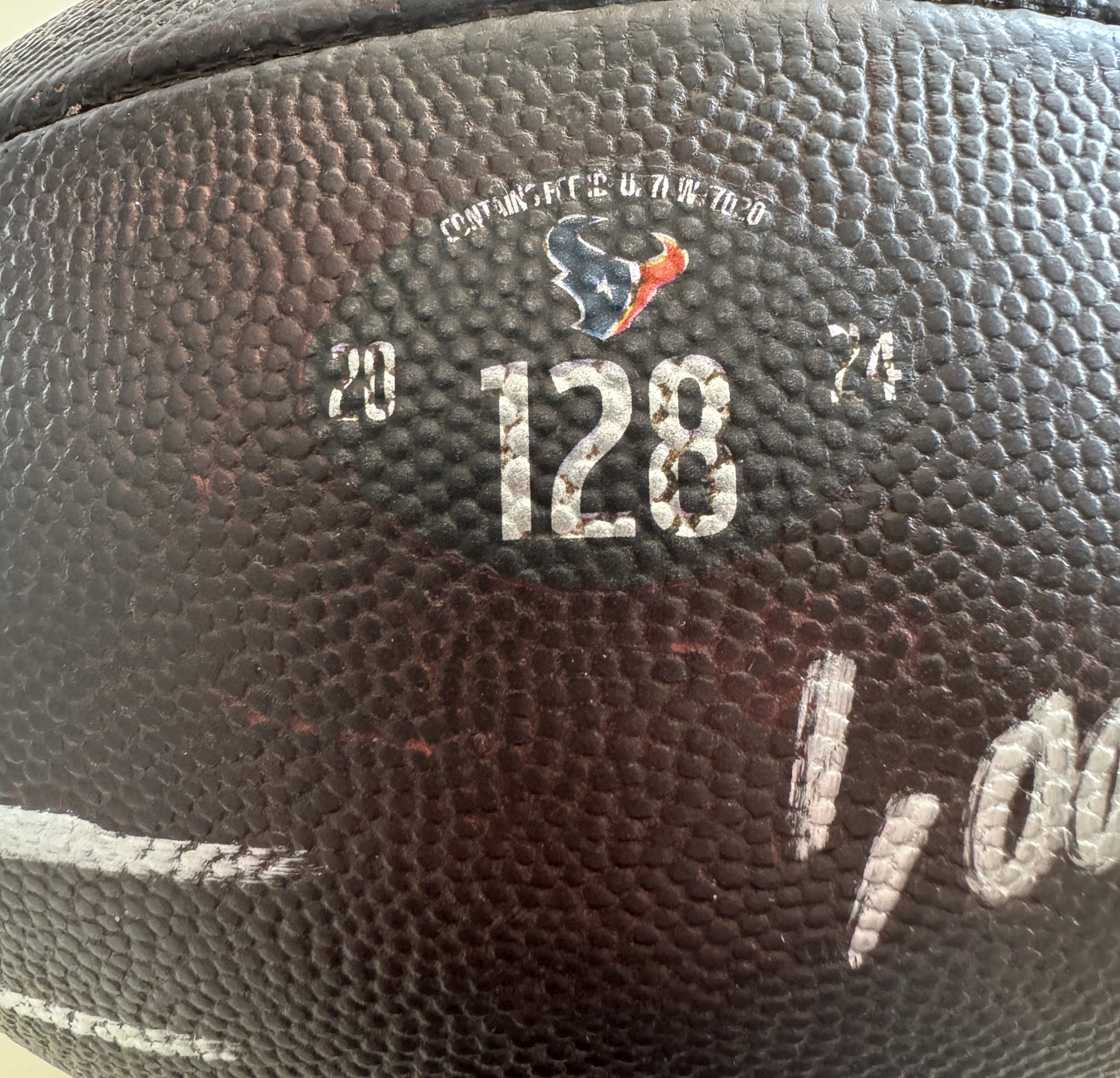 Nico Collins Signed GAME-USED Ball 💪 24/25 season Houston Texans NFL Inscribed "1,000yd SZN 11/12" Limited Edition of 12 💥
