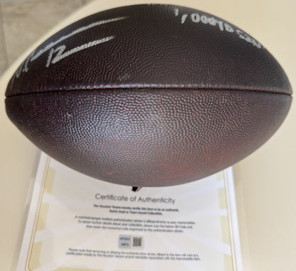 Nico Collins Signed GAME-USED Ball 💪 24/25 season Houston Texans NFL Inscribed "1,000yd SZN 11/12" Limited Edition of 12 💥