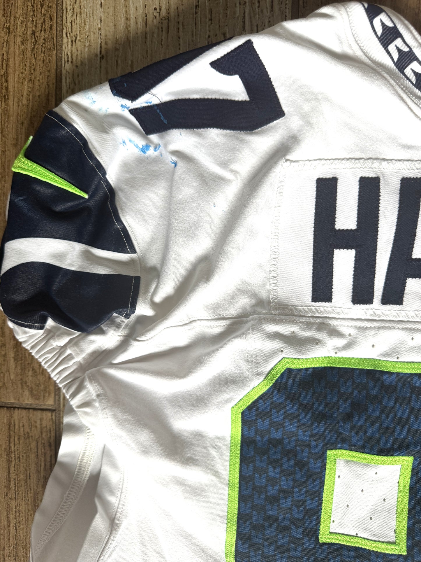 Johnathan Hankins GAME-WORN 💪 01/05/25 Seattle Seahawks NFL Jersey 👕 vs. Los Angeles Rams 🐏 inc.COA 💥