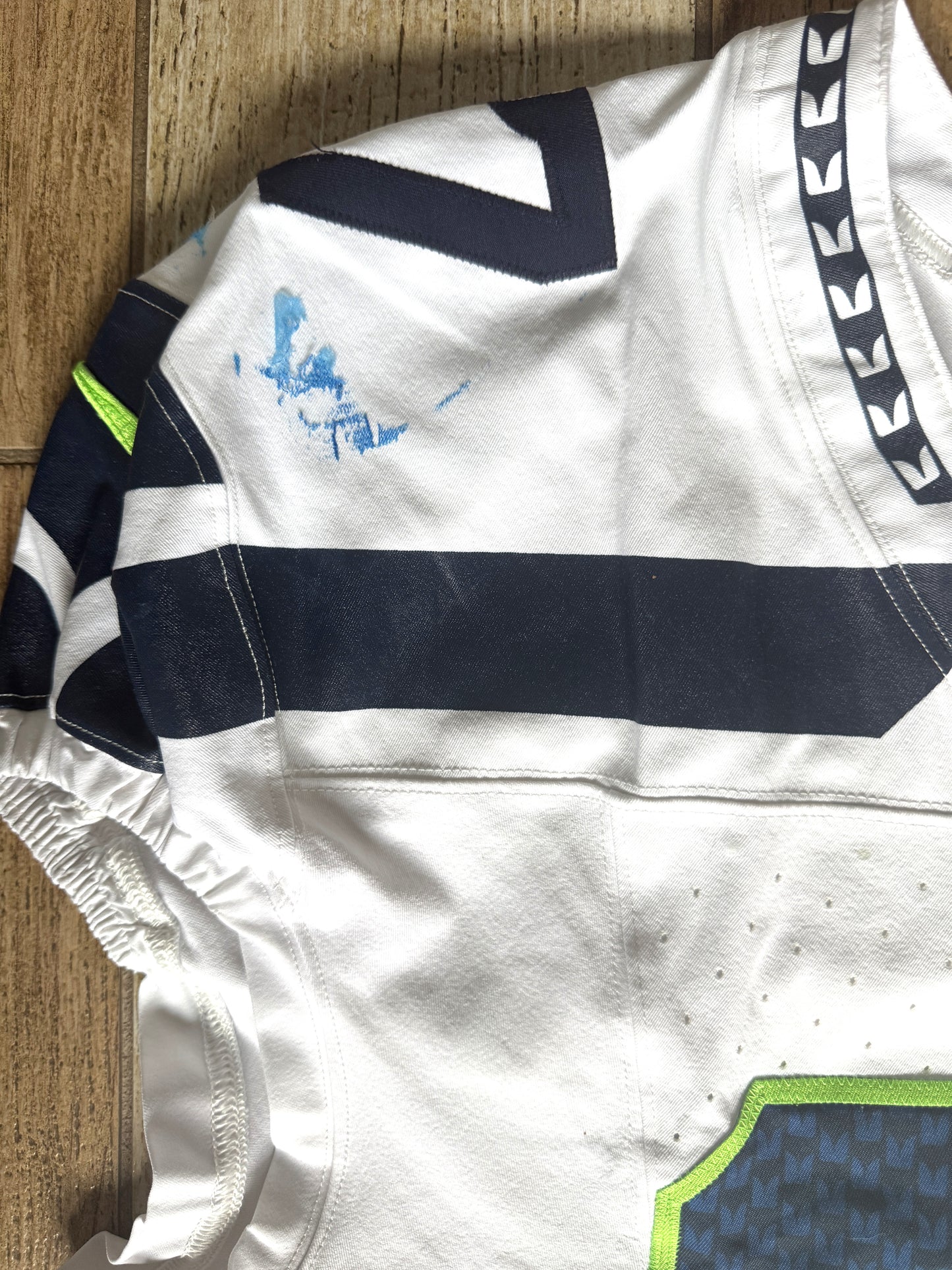 Johnathan Hankins GAME-WORN 💪 01/05/25 Seattle Seahawks NFL Jersey 👕 vs. Los Angeles Rams 🐏 inc.COA 💥