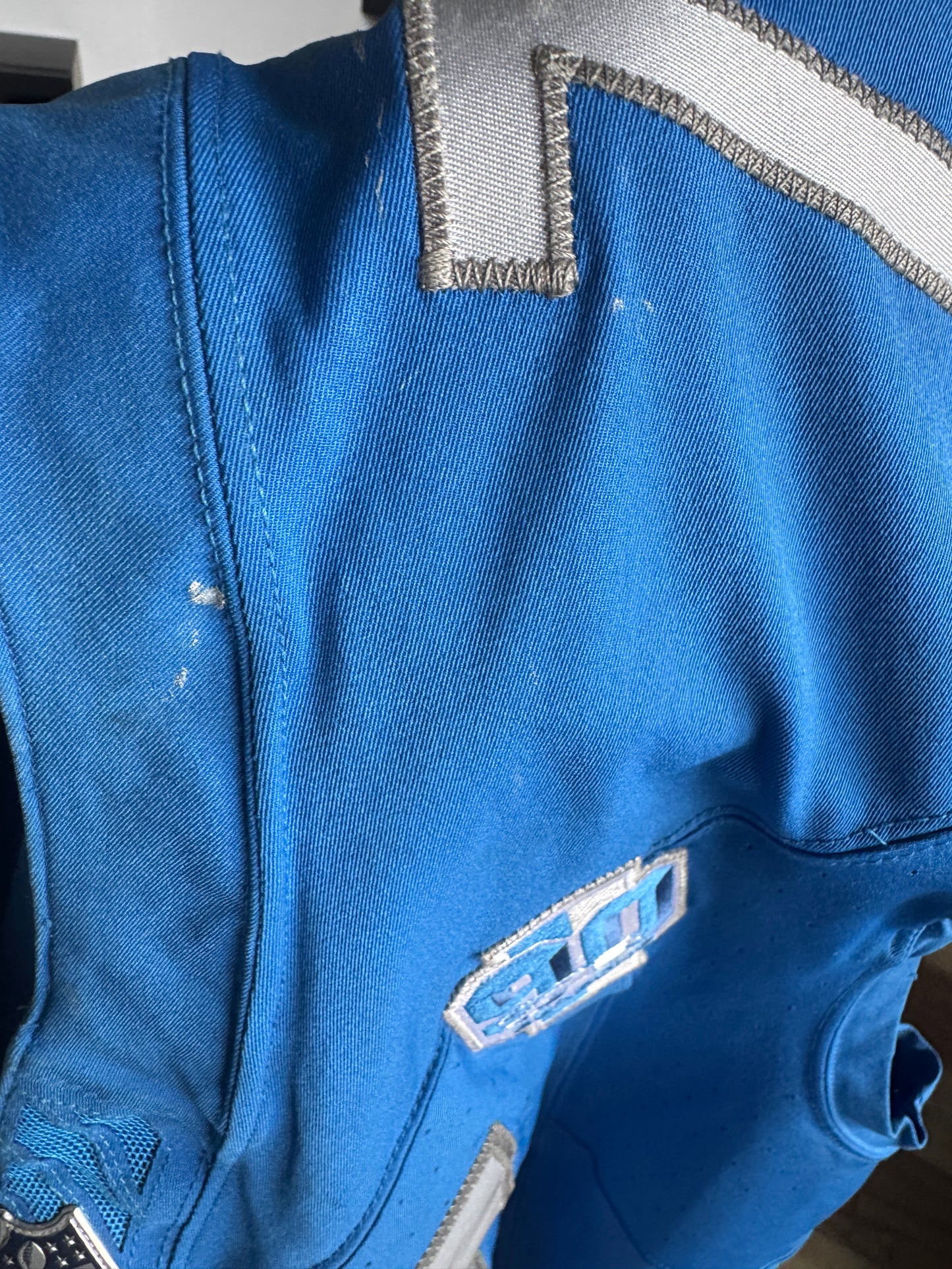 Frank Ragnow GAME WORN 💪 11/19/23 Detroit Lions 🦁 Nike NFL Jersey 👕 vs. Chicago Bears Salute 2 Service game  Inc. PSA Certification 🛡️