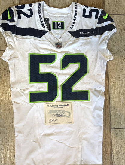 Darrell Taylor GAME-WORN💪09/17/2023 Seahawks Nike NFL Jersey👕vs. Detriot Lions🦁includes COA