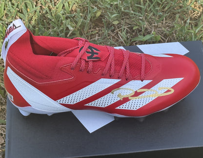 Patrick Mahomes Hand-Signed First Official Branded Kansas City Chiefs Cleat - Limited Edition💯