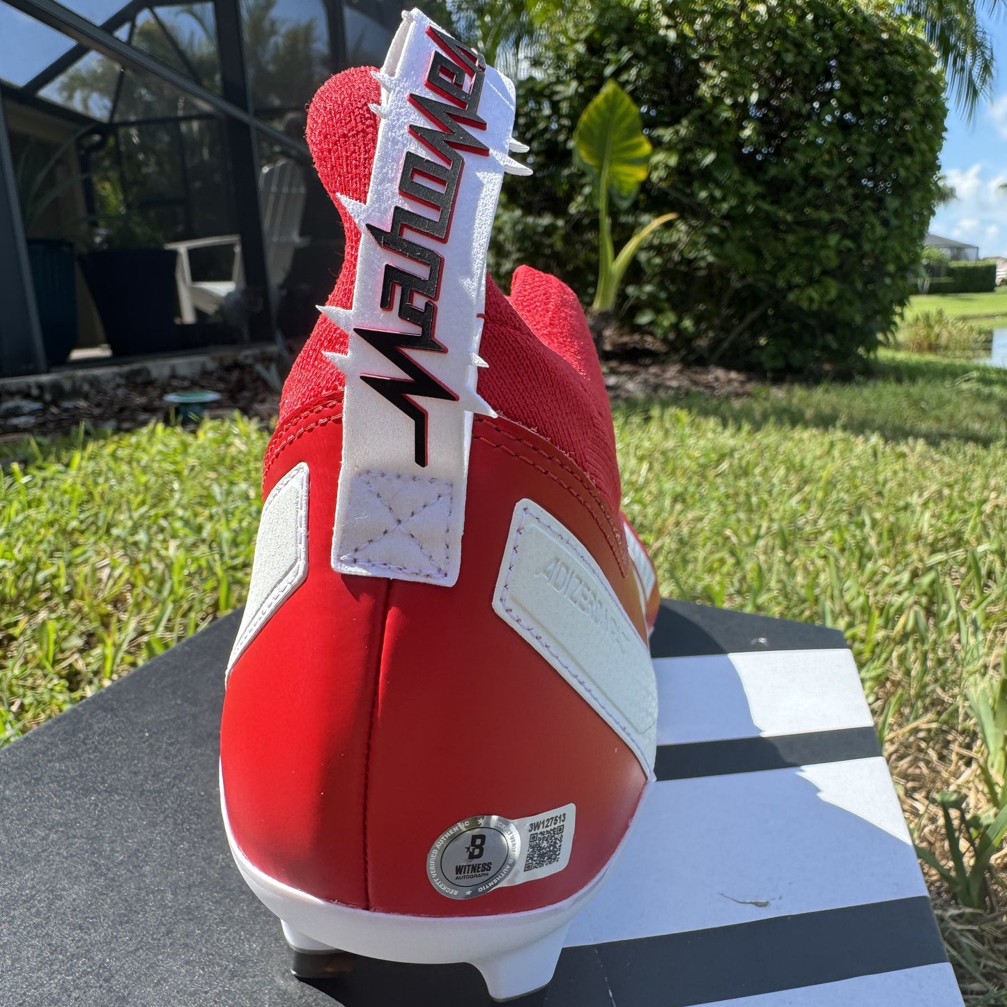 Patrick Mahomes Hand-Signed First Official Branded Kansas City Chiefs Cleat - Limited Edition💯