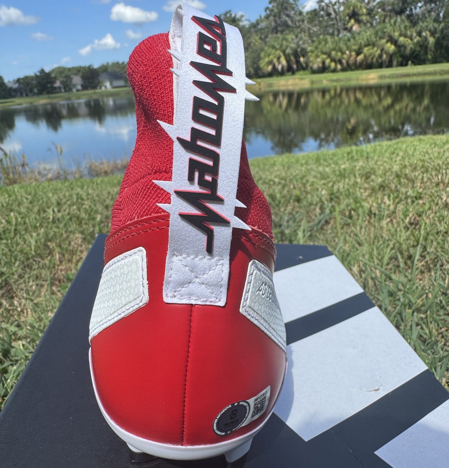 Patrick Mahomes Hand-Signed First Official Branded Kansas City Chiefs Cleat - Limited Edition💯