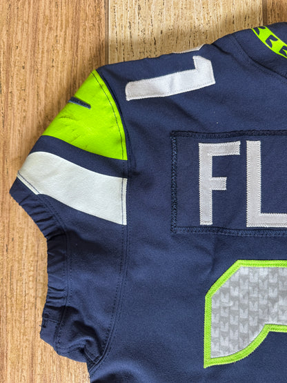 Tre Flowers GAME-WORN💪09/19/2021 Seattle Seahawks NFL Jersey👕vs.Titans | Inc.COA📏
