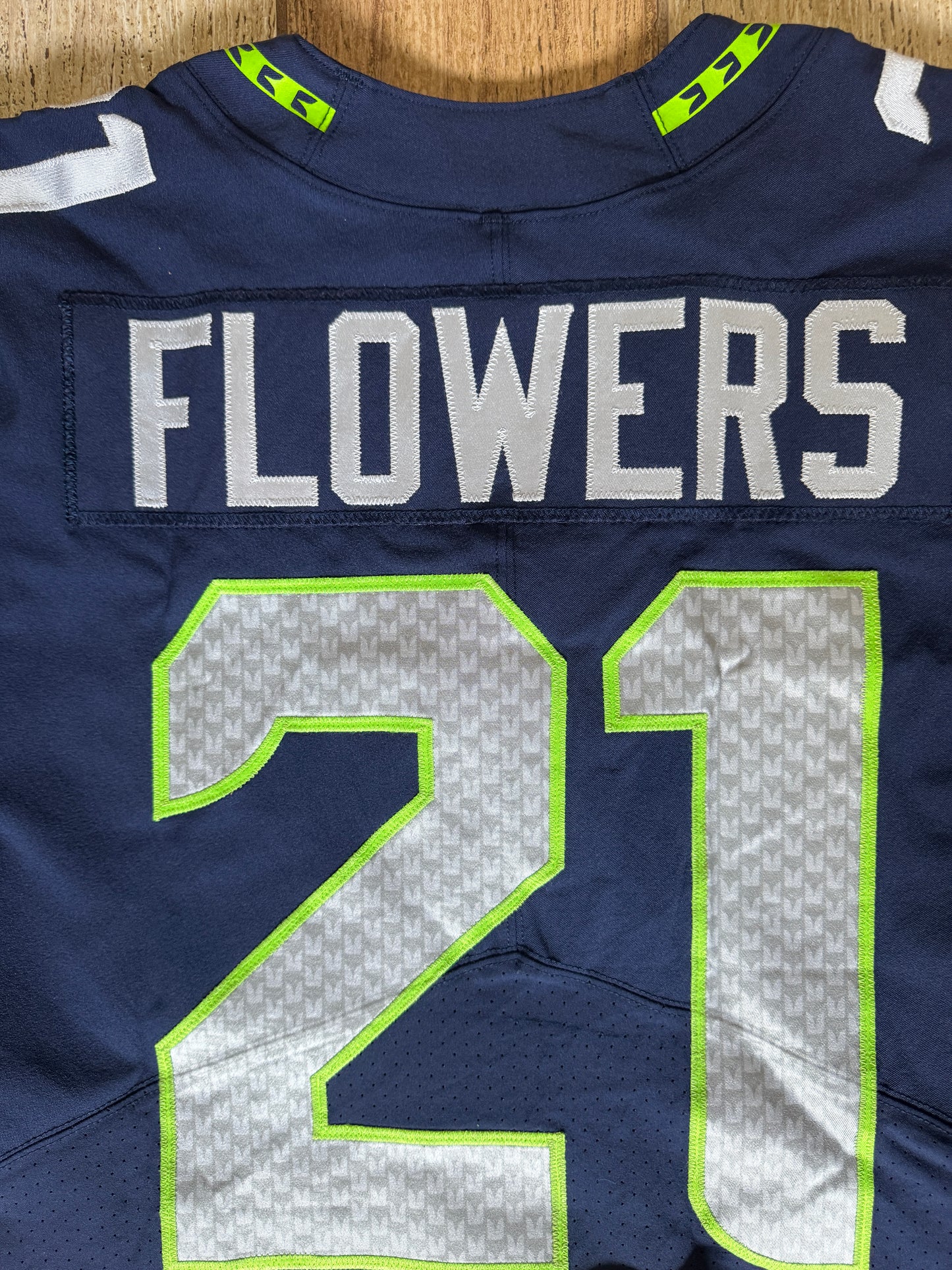 Tre Flowers GAME-WORN💪09/19/2021 Seattle Seahawks NFL Jersey👕vs.Titans | Inc.COA📏