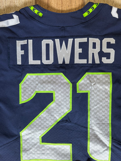 Tre Flowers GAME-WORN💪09/19/2021 Seattle Seahawks NFL Jersey👕vs.Titans | Inc.COA📏