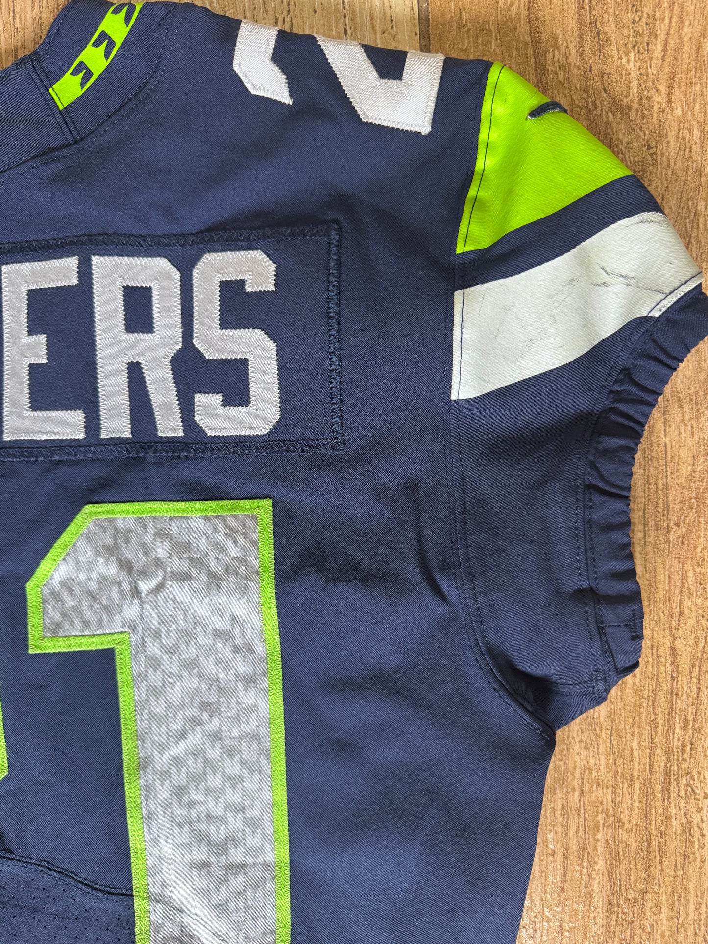Tre Flowers GAME-WORN💪09/19/2021 Seattle Seahawks NFL Jersey👕vs.Titans | Inc.COA📏