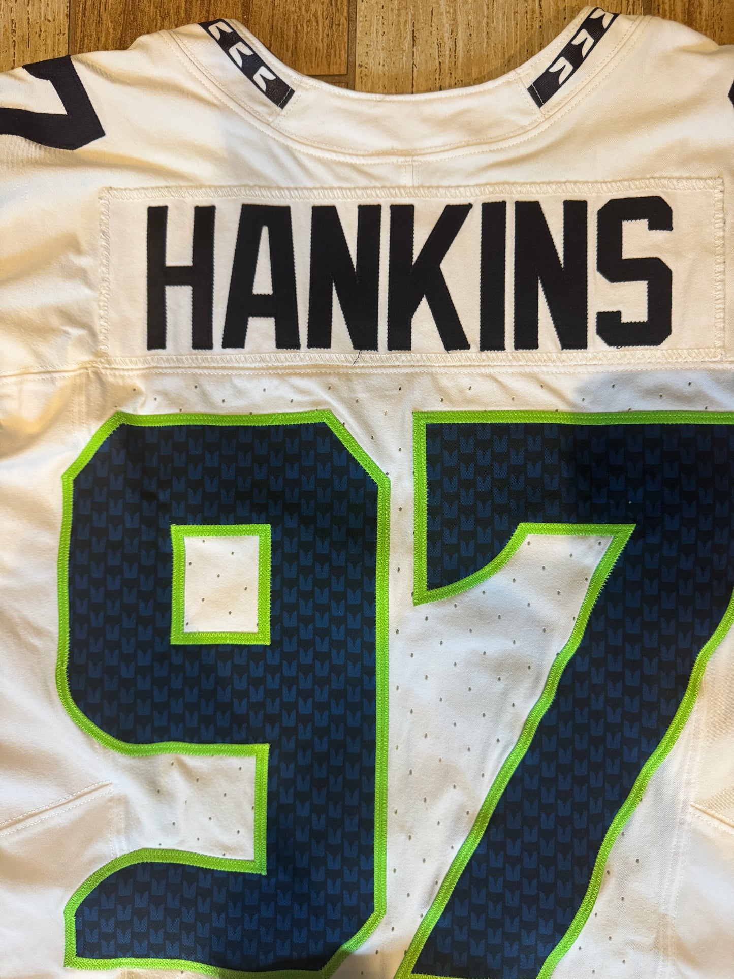Johnathan Hankins GAME-WORN💪12/01/24 Seattle Seahawks NFL Jersey👕vs. New York Jets inc.COA💥
