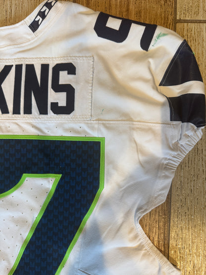 Johnathan Hankins GAME-WORN💪12/01/24 Seattle Seahawks NFL Jersey👕vs. New York Jets inc.COA💥