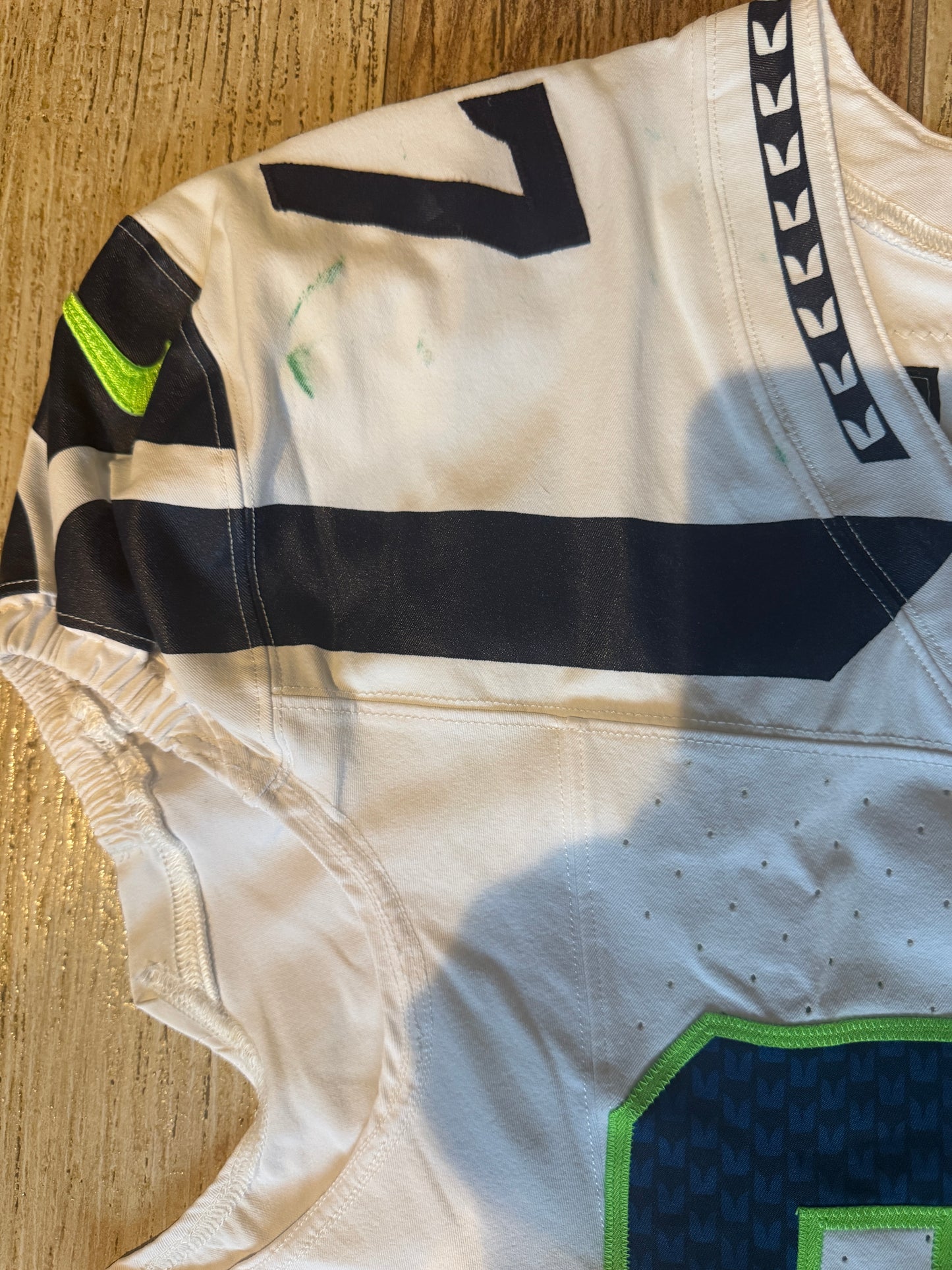 Johnathan Hankins GAME-WORN💪12/01/24 Seattle Seahawks NFL Jersey👕vs. New York Jets inc.COA💥
