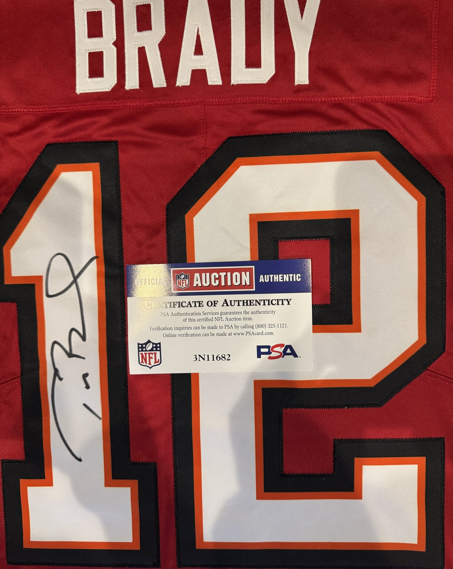 Tom Brady🐐Signed✍️Tampa Bay Buccaneers On-Field Nike NFL Jersey🎽Includes PSA COA🛡️