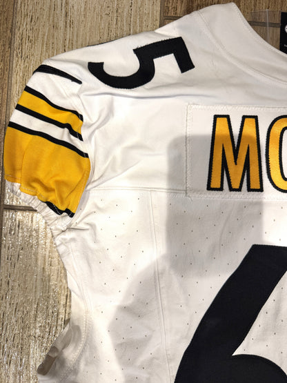 Dan Moore GAME WORN💪12/21/2024 PHOTO MATCHED📸Pittsburgh Steelers NFL Jersey👕Inc.COA💥 vs. Baltimore Ravens