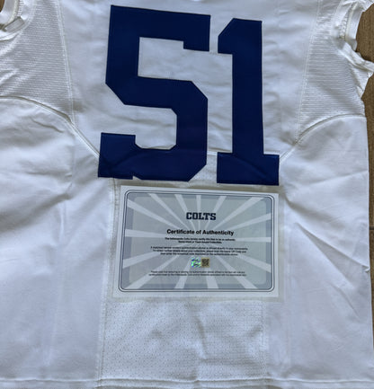 Kwity Paye TEAM ISSUED💪2022 Season Indianapolis Colts NFL Nike Jersey Inc.COA