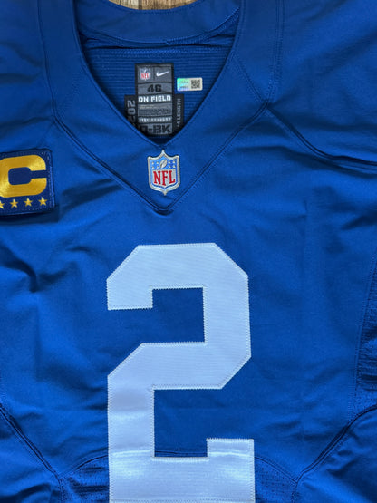 Matt Ryan Team-Issued Indianapolis Colts Nike NFL Jersey Includes COA and Captain's Patch