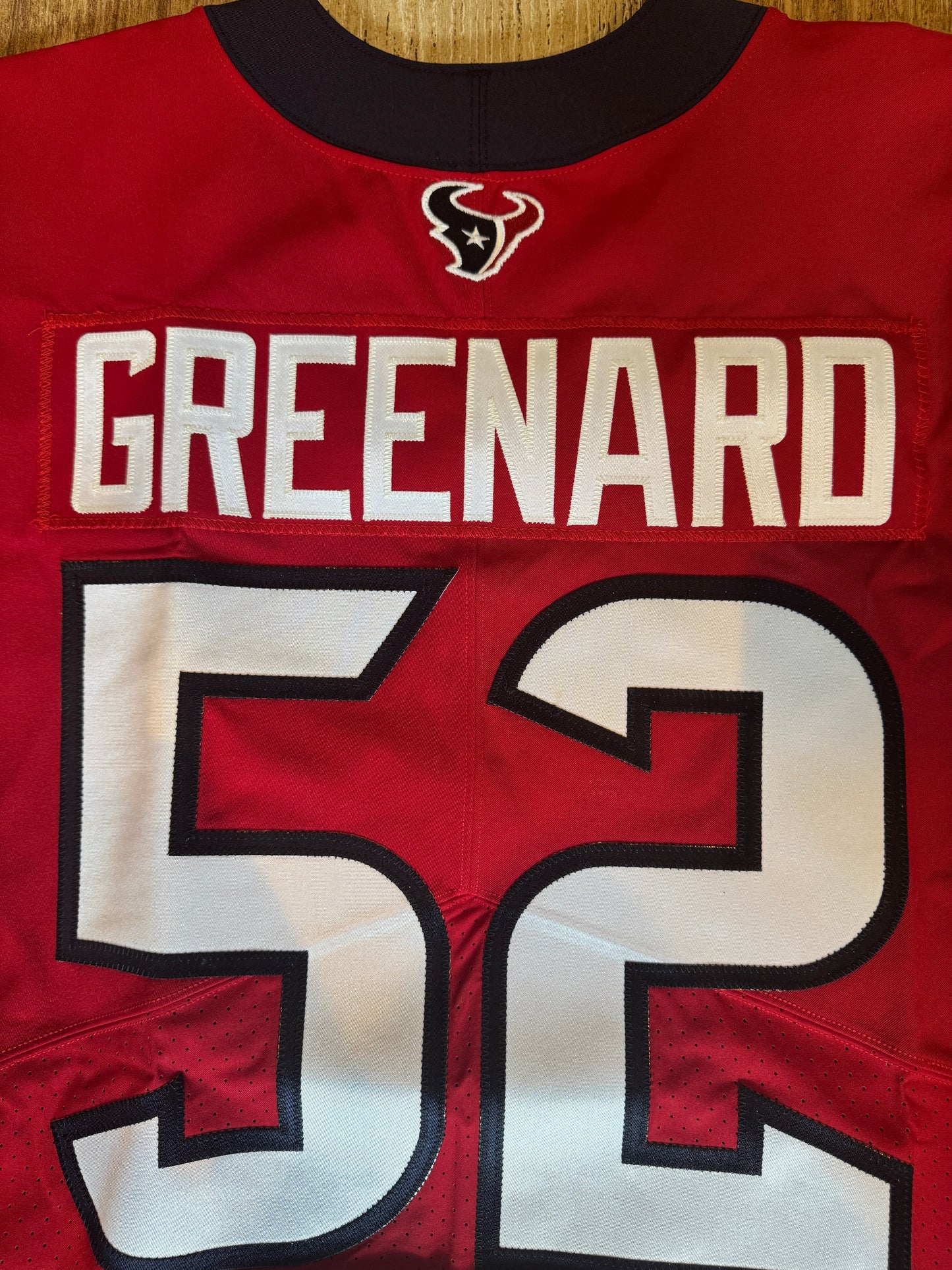 Jonathan Greenard TEAM-ISSUED 💪 Houston Texans Nike NFL Jersey 👕 Also includes COA 🛡️