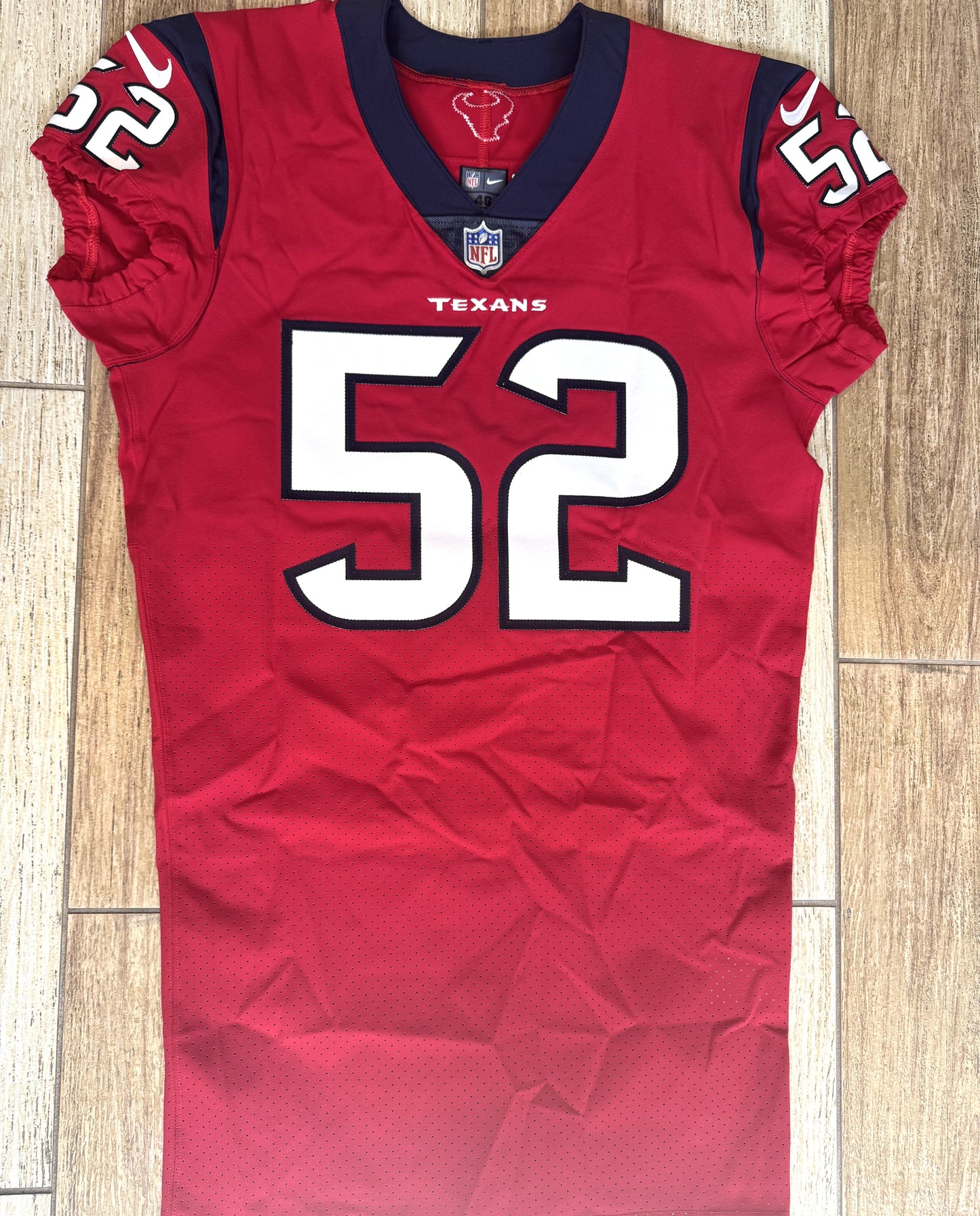 Jonathan Greenard TEAM-ISSUED 💪 Houston Texans Nike NFL Jersey 👕 Also includes COA 🛡️