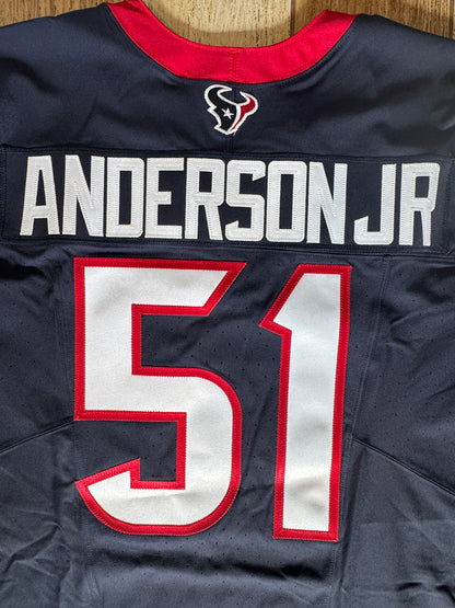 Will Anderson Jr GAME-ISSUED 💪 Houston Texans 🐂 NFL Jersey 👕 Nike Includes COA 💯