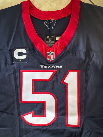 Will Anderson Jr GAME-ISSUED 💪 Houston Texans 🐂 NFL Jersey 👕 Nike Includes COA 💯