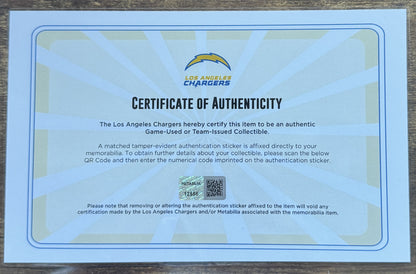 Joey Bosa Hand-SIGNED✍️ & TEAM-ISSUED💪 Los Angeles Chargers⚡NFL Nike Jersey👕