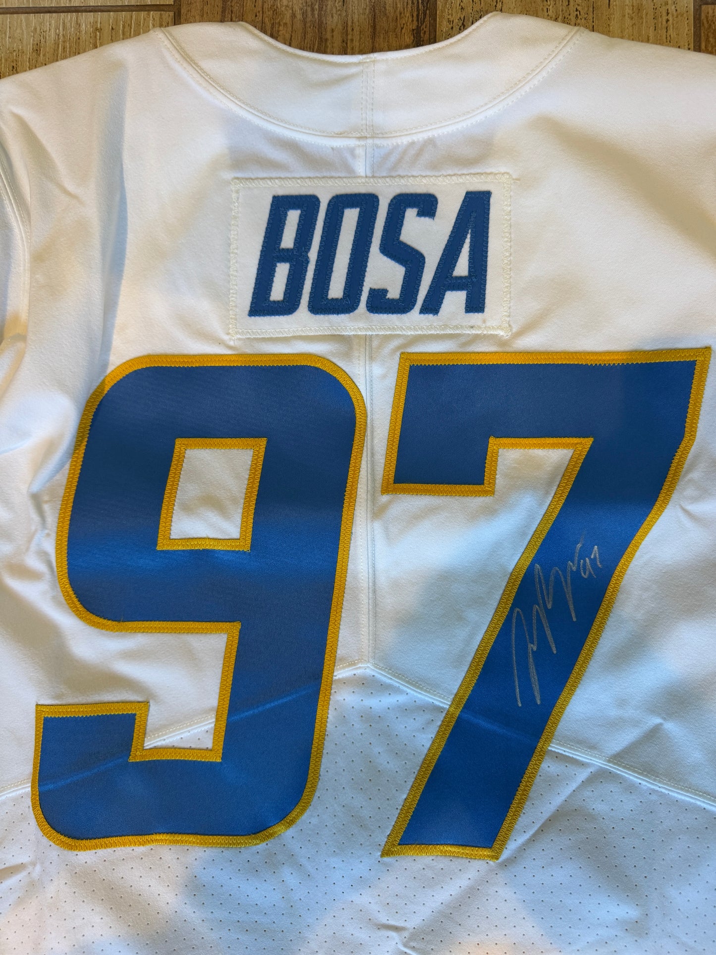 Joey Bosa Hand-SIGNED✍️ & TEAM-ISSUED💪 Los Angeles Chargers⚡NFL Nike Jersey👕