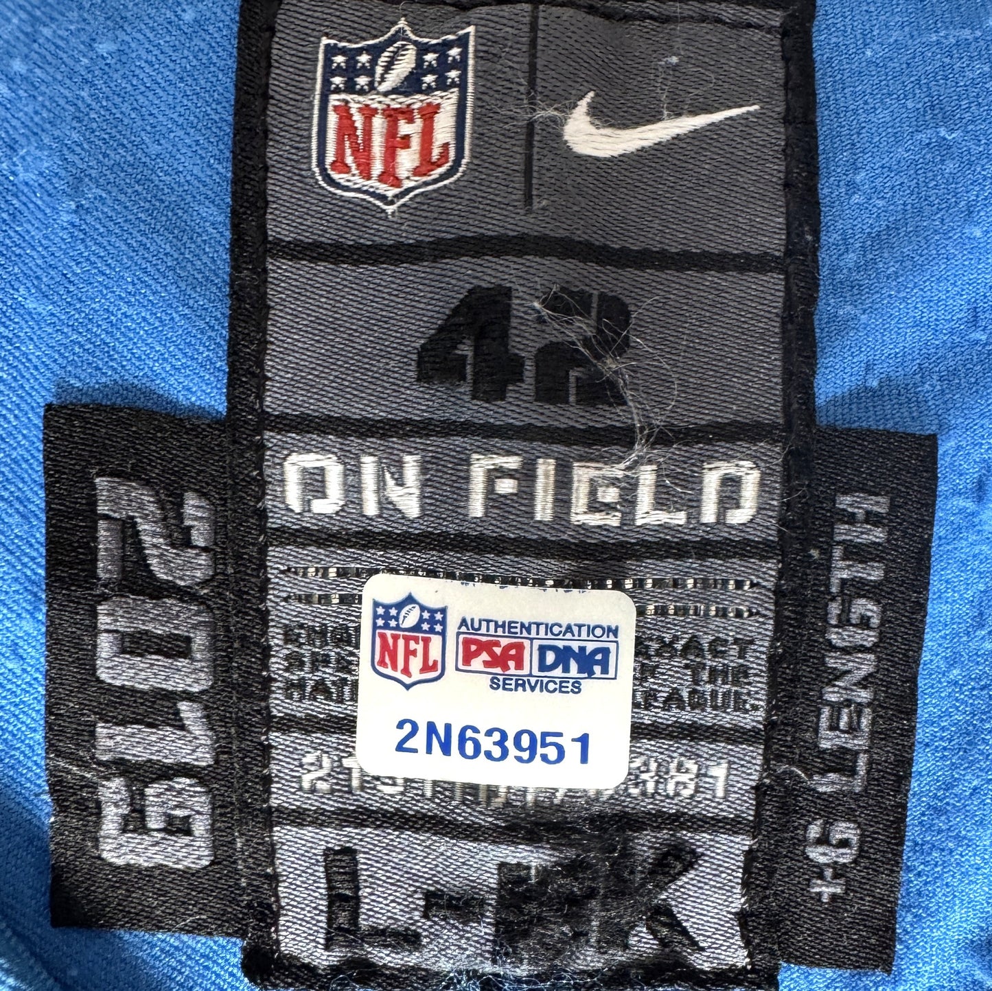 Uchenna Nwosu GAME WORN💪11/18/19 LA Chargers vs. Chiefs🪶NFL Jersey🎽PSA COA