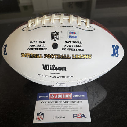 Multi Signed Pro Bowl Wilson Ball 2011 Signed by Drew Brees, Matt Ryan, Julius Peppers and many more.. Also inc. PSA Authenticity 🛡️