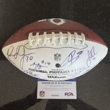 2016 Pro Bowl Games Wilson Ball Signed By Over 25 Players including Russell Wilson, Richard Sherman, Calais Campbell, Todd Gurley, Julio Jones, AJ Green & Malcolm Jenkins
