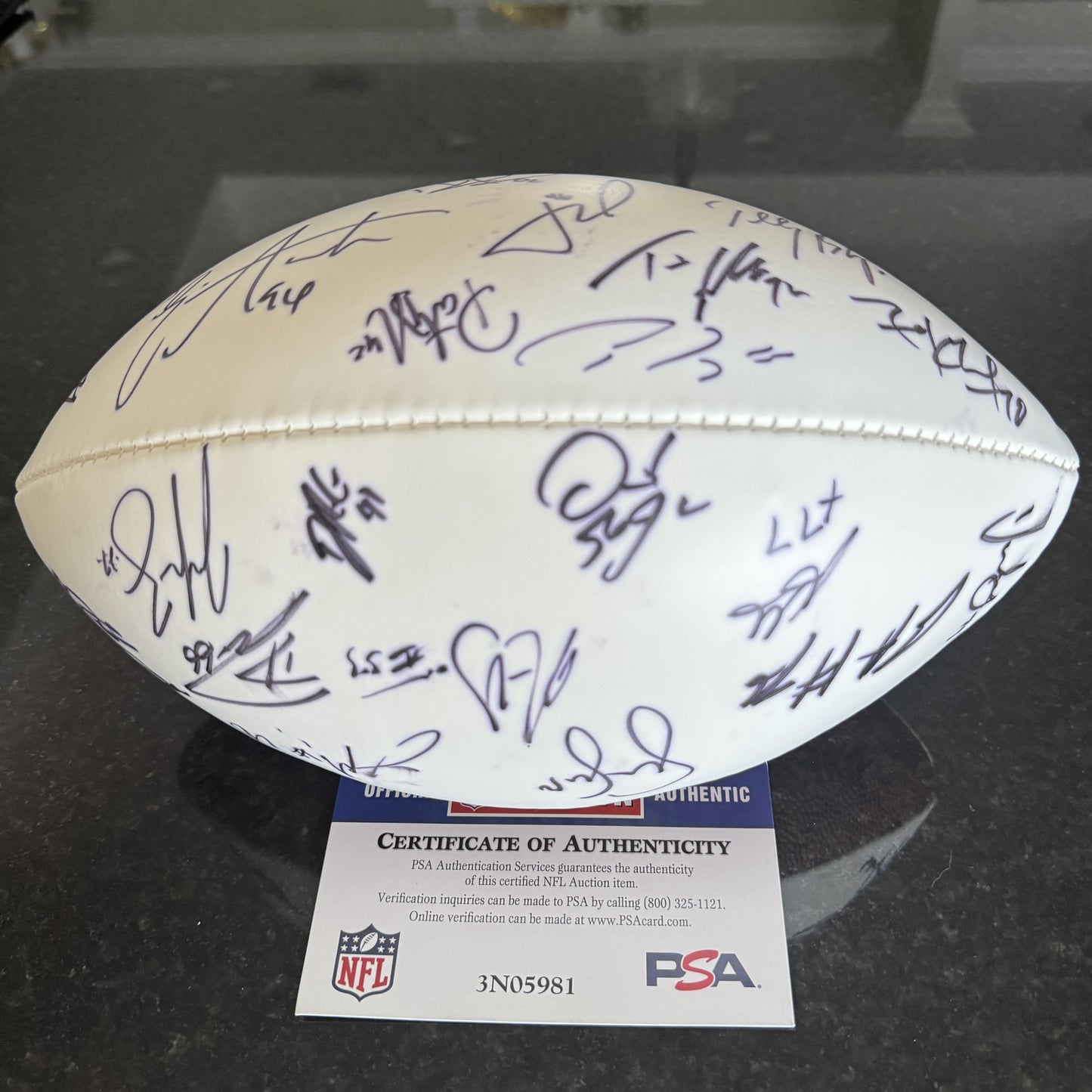 2016 Pro Bowl Games Wilson Ball Signed By Over 25 Players including Russell Wilson, Richard Sherman, Calais Campbell, Todd Gurley, Julio Jones, AJ Green & Malcolm Jenkins