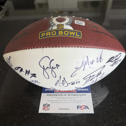 2016 Pro Bowl Games Wilson Ball Signed By Over 25 Players including Russell Wilson, Richard Sherman, Calais Campbell, Todd Gurley, Julio Jones, AJ Green & Malcolm Jenkins