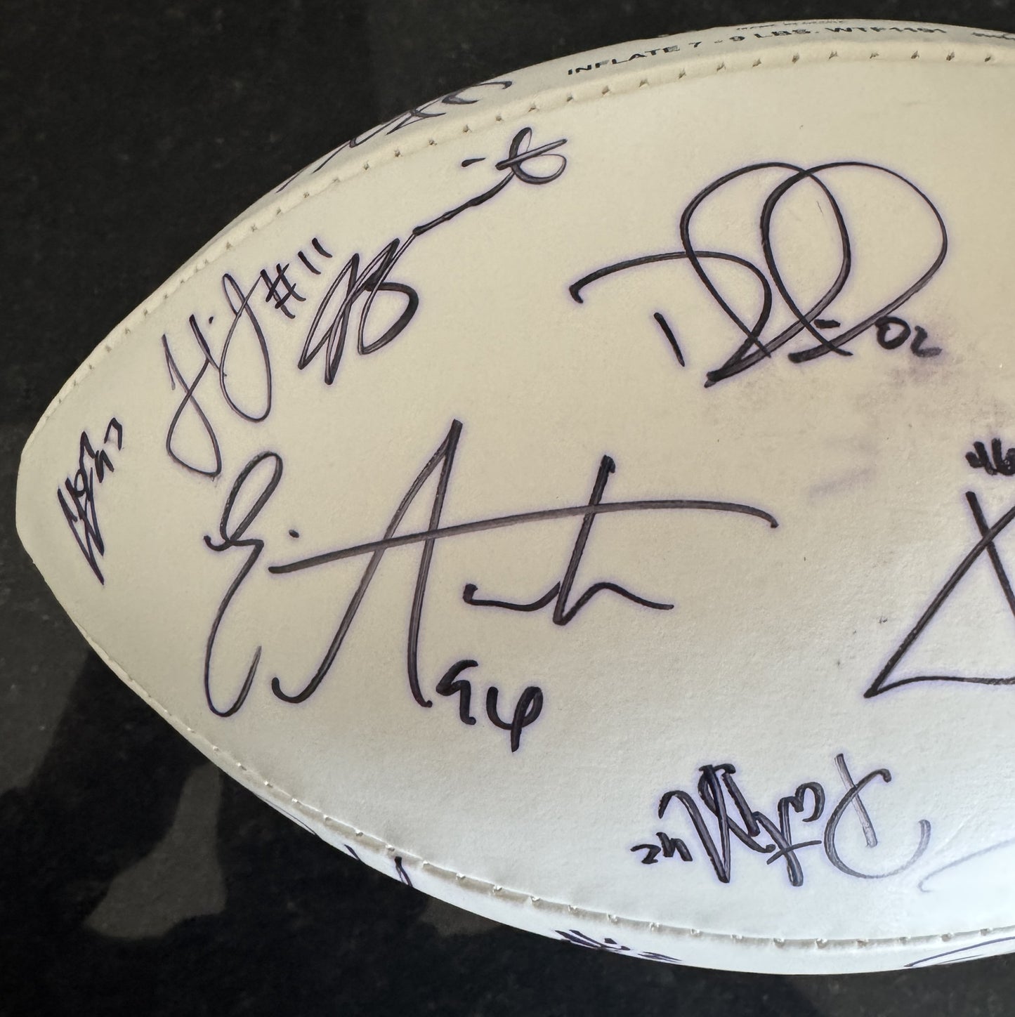 2016 Pro Bowl Games Wilson Ball Signed By Over 25 Players including Russell Wilson, Richard Sherman, Calais Campbell, Todd Gurley, Julio Jones, AJ Green & Malcolm Jenkins