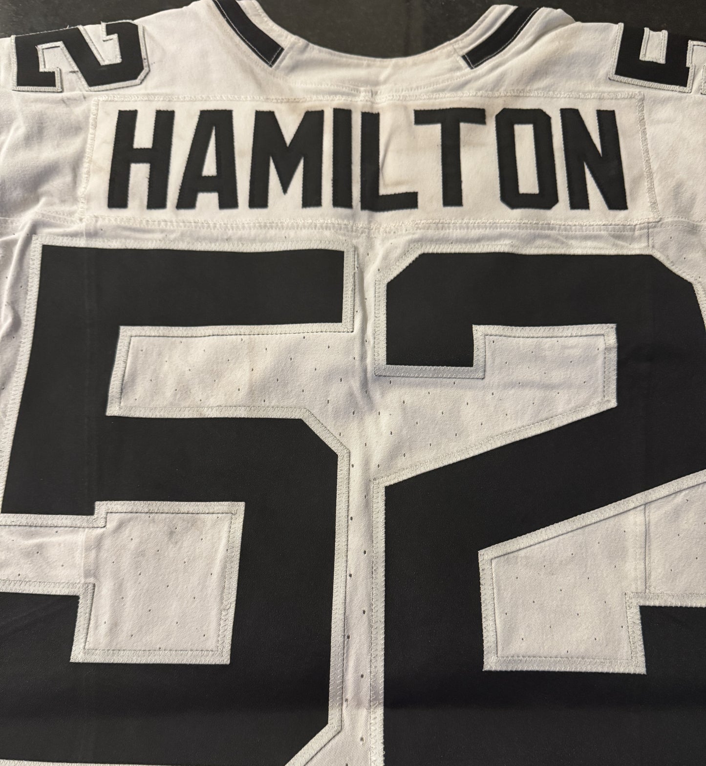 DaVon Hamilton GAME USED 💪 09/29/24 PHOTO MATCHED 📸 Jacksonville Jaguars 🐆Nike NFL Jersey👕inc. PSA COA 🛡️ vs. Houston Texans