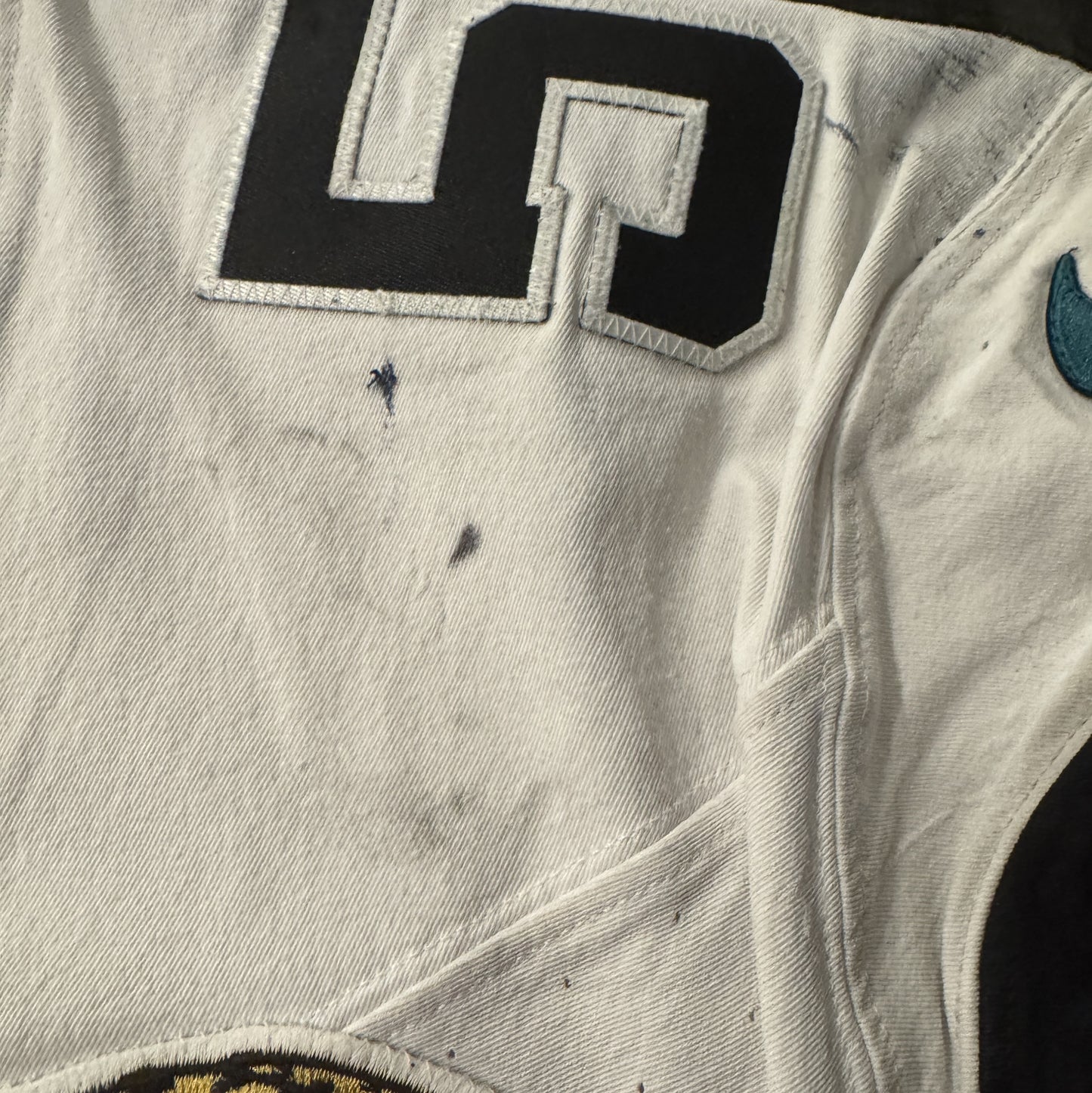 DaVon Hamilton GAME USED 💪 09/29/24 PHOTO MATCHED 📸 Jacksonville Jaguars 🐆Nike NFL Jersey👕inc. PSA COA 🛡️ vs. Houston Texans