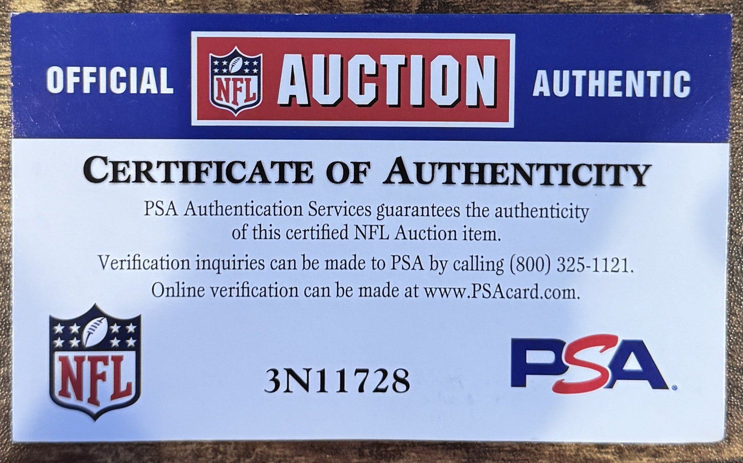 Kaiir Elam GAME WORN💪10/20/24 PHOTO MATCHED📸Bills🦬NFL Jersey🎽Nike| PSA COA vs.Titans
