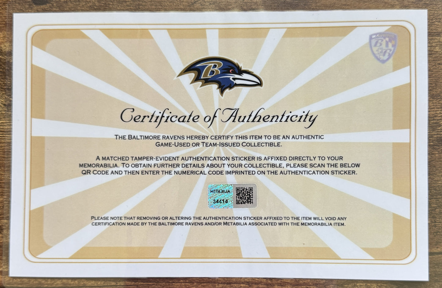 Justin Tucker GAME WORN💪11/25/24 Baltimore Ravens💜NFL Jersey vs.Chargers⚡Includes COA
