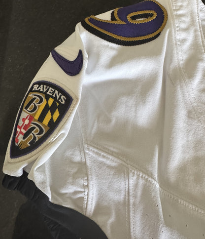 Justin Tucker GAME WORN💪11/25/24 Baltimore Ravens💜NFL Jersey vs.Chargers⚡Includes COA