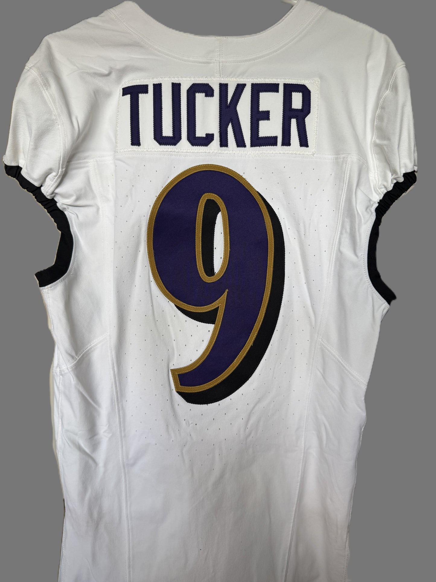 Justin Tucker GAME WORN💪11/25/24 Baltimore Ravens💜NFL Jersey vs.Chargers⚡Includes COA