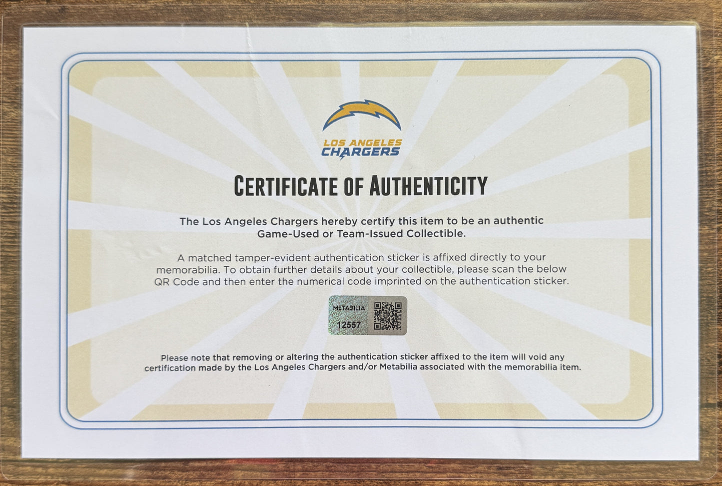 Joey Bosa TEAM-ISSUED💪Hand-SIGNED✍️Los Angeles Chargers⚡NFL Nike Jersey👕inc. Captains Patch + COA📏